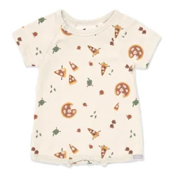 Rompers & Jumpsuits|Rompers & Jumpsuits>Coccoli Pizza Romper 1-18m Beige