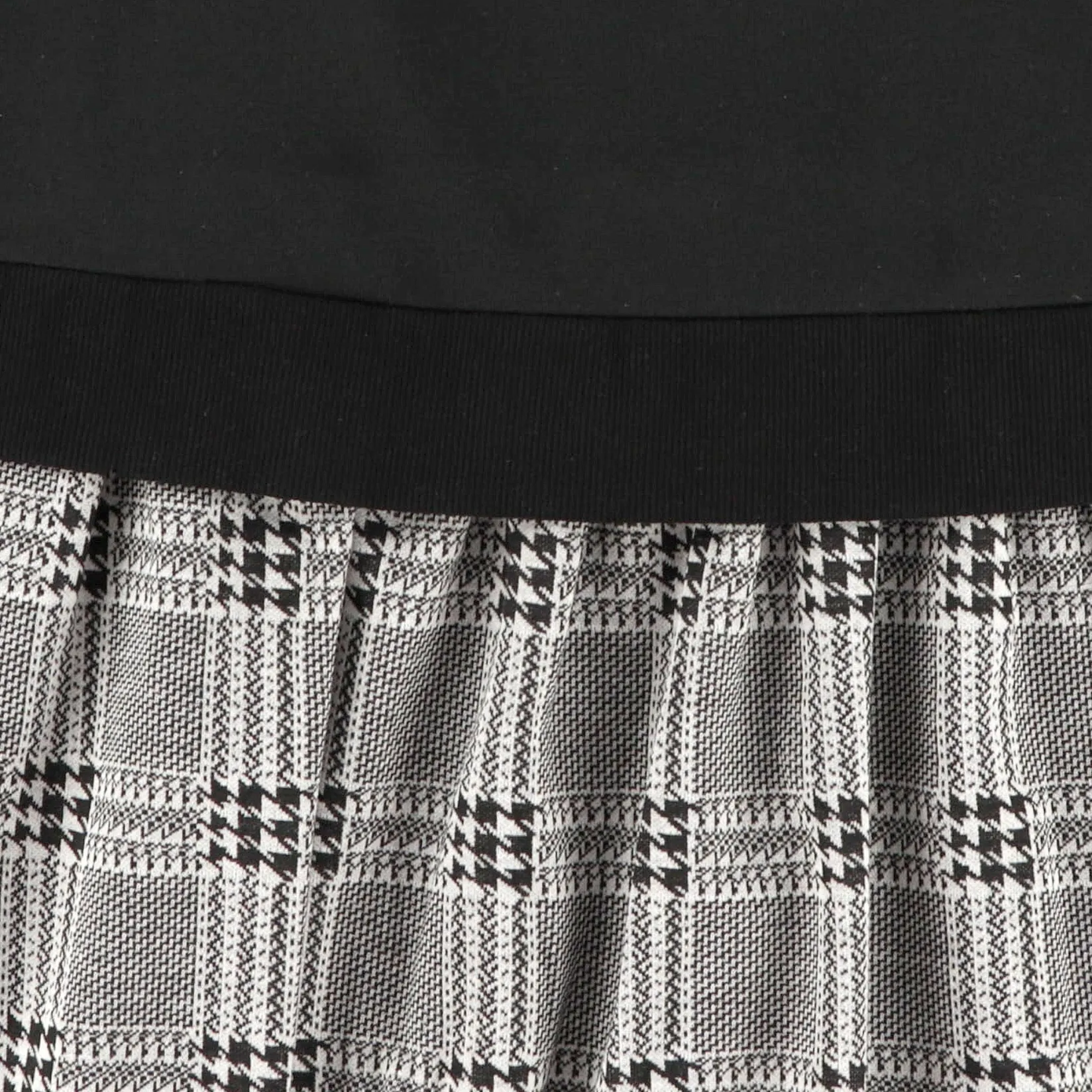 Dresses & Rompers>Look Plaid Combo Romance Dress 7-14y Black