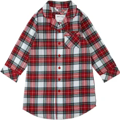Online Plaid Flannel Nightgown 2-6x Kids Pajamas & Bathrobes