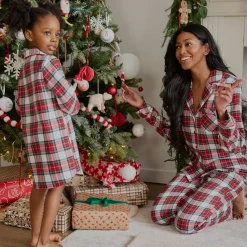 Online Plaid Flannel Nightgown 2-6x Kids Pajamas & Bathrobes