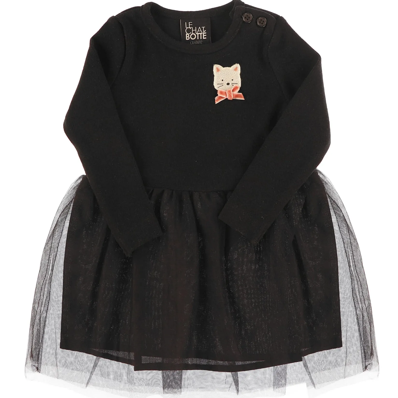 Dresses, Skirts & Outfits>Chat Botte Poetry Bubble Dress 3-24m Black