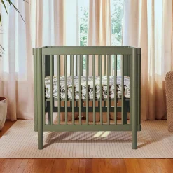Cribs & Mattresses|Cribs & Mattresses>Babyletto Pogo 8-in-1 Convertible Crib with All-Stages Conversion Kits - Olive