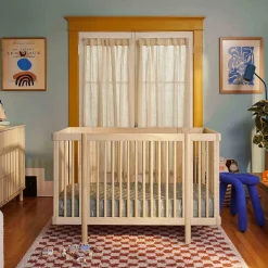 Clearance Pogo 8-in-1 Convertible Crib with All-Stages Conversion Kits - Blonde Cribs & Mattresses|Cribs & Mattresses