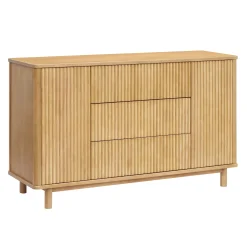 Storage Furniture>Babyletto Pogo Tambour Assembled Dresser - Honey