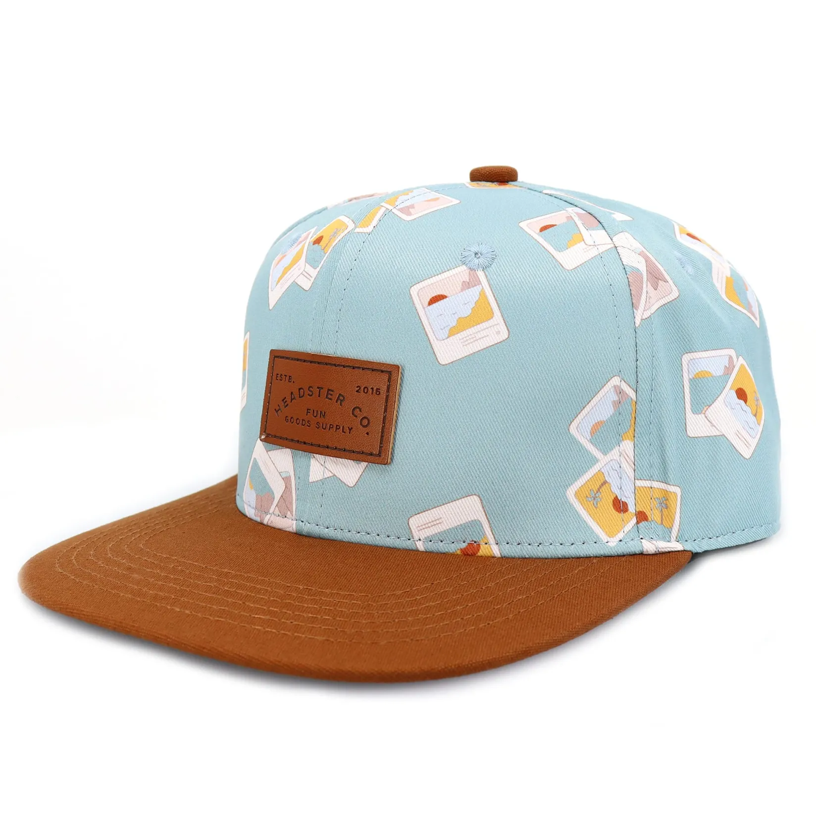 Hats And Caps>Headster Kids Polaroid Snapback 2-16y Blue