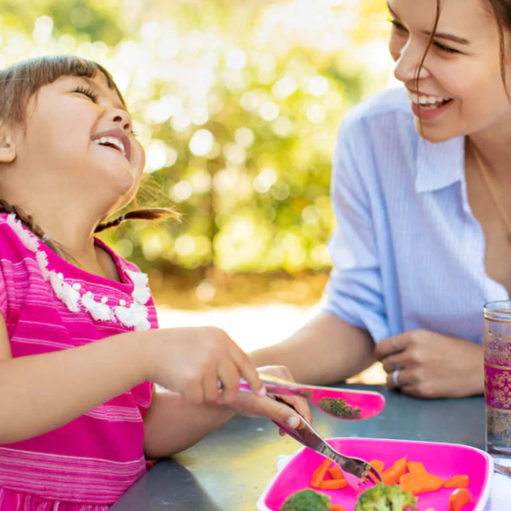 Breastfeeding|Tableware>Munchkin Polish™ Stainless Steel Toddler Fork, Knife & Spoon Set