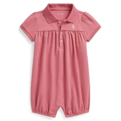 Rompers & Jumpsuits>Polo Ralph Lauren Polo Bubble One Piece 6-24m Rose