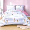 Hot Pompom Ice Cream Full Comforter Set Kids Comforters & Quilts|Full & Queen Size Bedding