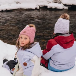 Outlet Pompom Knit Beanie 2-14 Kids Beanies