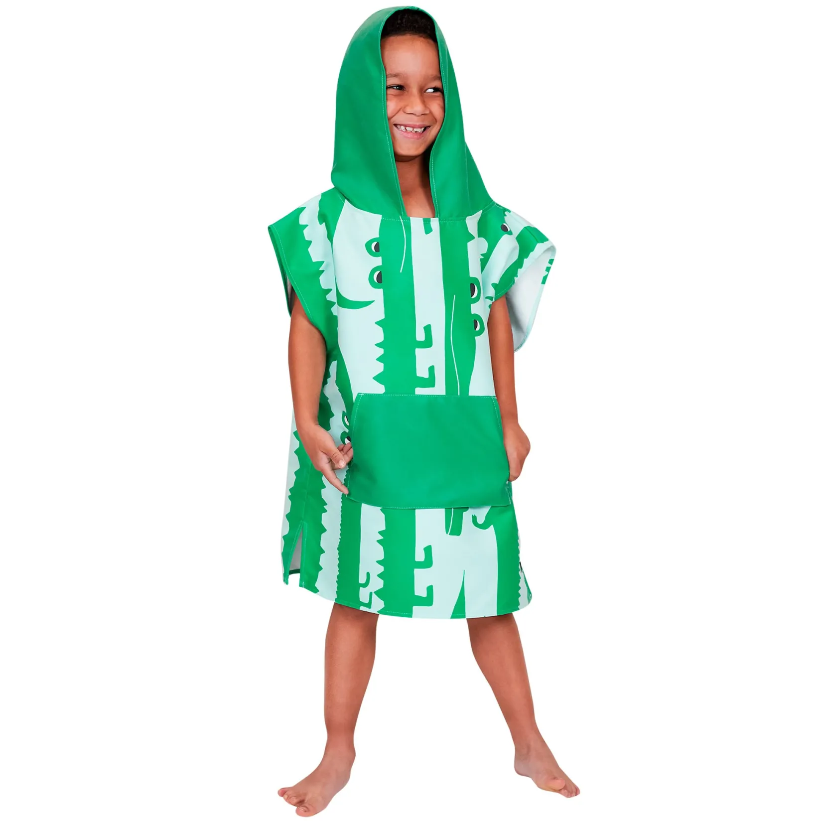 Summer Activities|Outdoors & Travel>Dock u0026 Bay Poncho - Kids - Laters Gators - Small (Age 3 to 5)