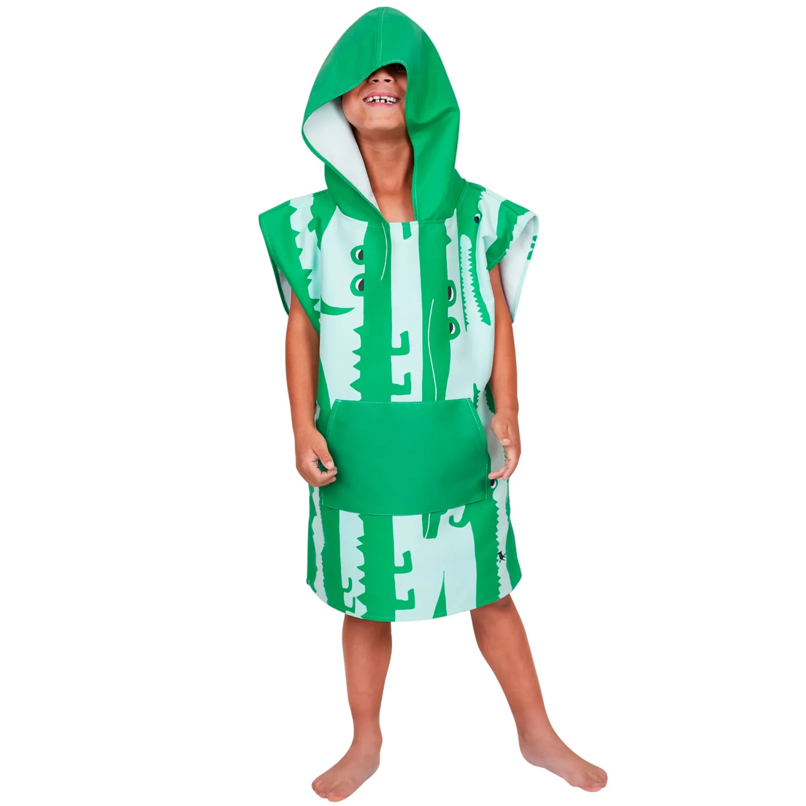 Summer Activities|Outdoors & Travel>Dock u0026 Bay Poncho - Kids - Laters Gators - Small (Age 3 to 5)