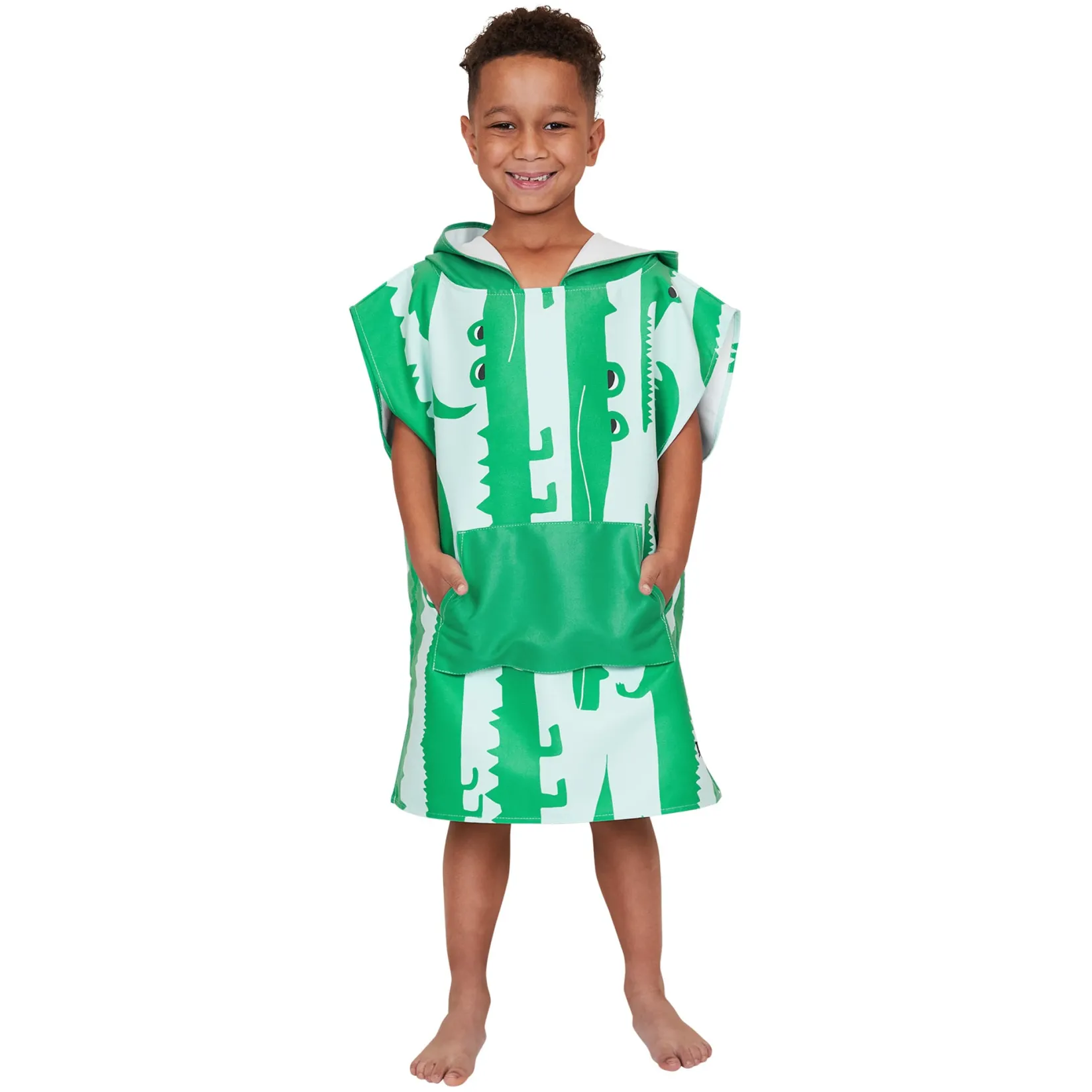 Summer Activities|Outdoors & Travel>Dock u0026 Bay Poncho - Kids - Laters Gators - Small (Age 3 to 5)