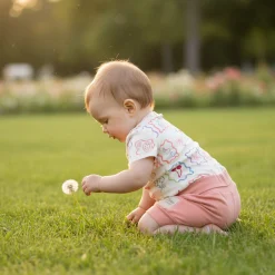 Tops>Camp by Birdz Postcard Bodysuit 3-24m Ivoire