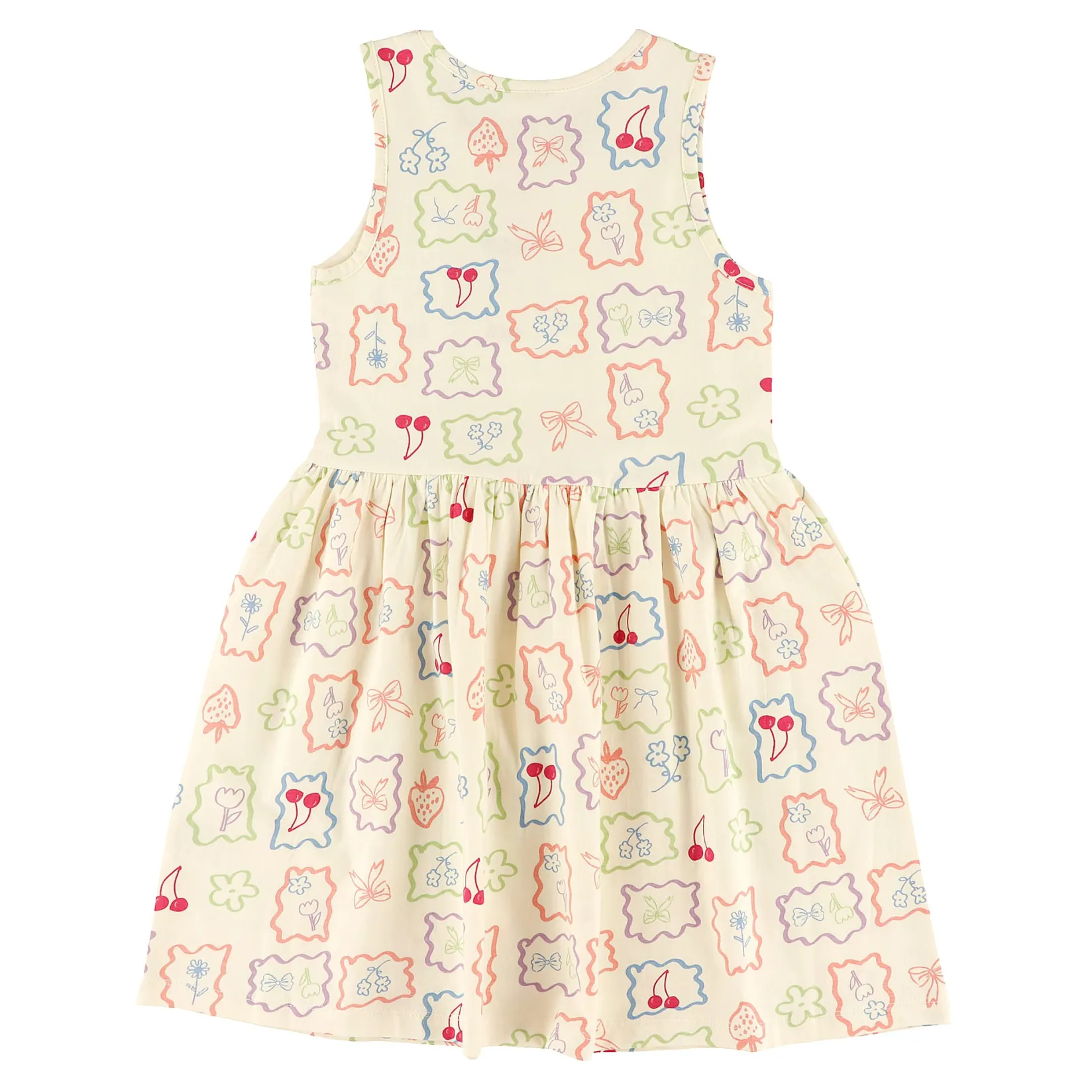 Dresses & Rompers>Camp by Birdz Postcard Dress 2-8y Ivoire