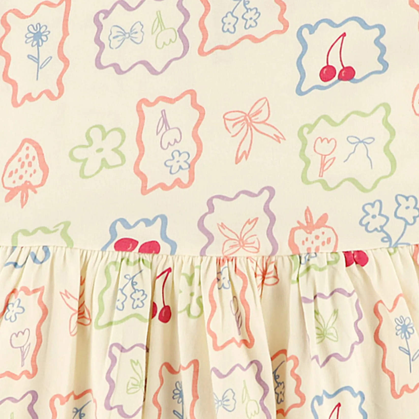 Dresses & Rompers>Camp by Birdz Postcard Dress 2-8y Ivoire