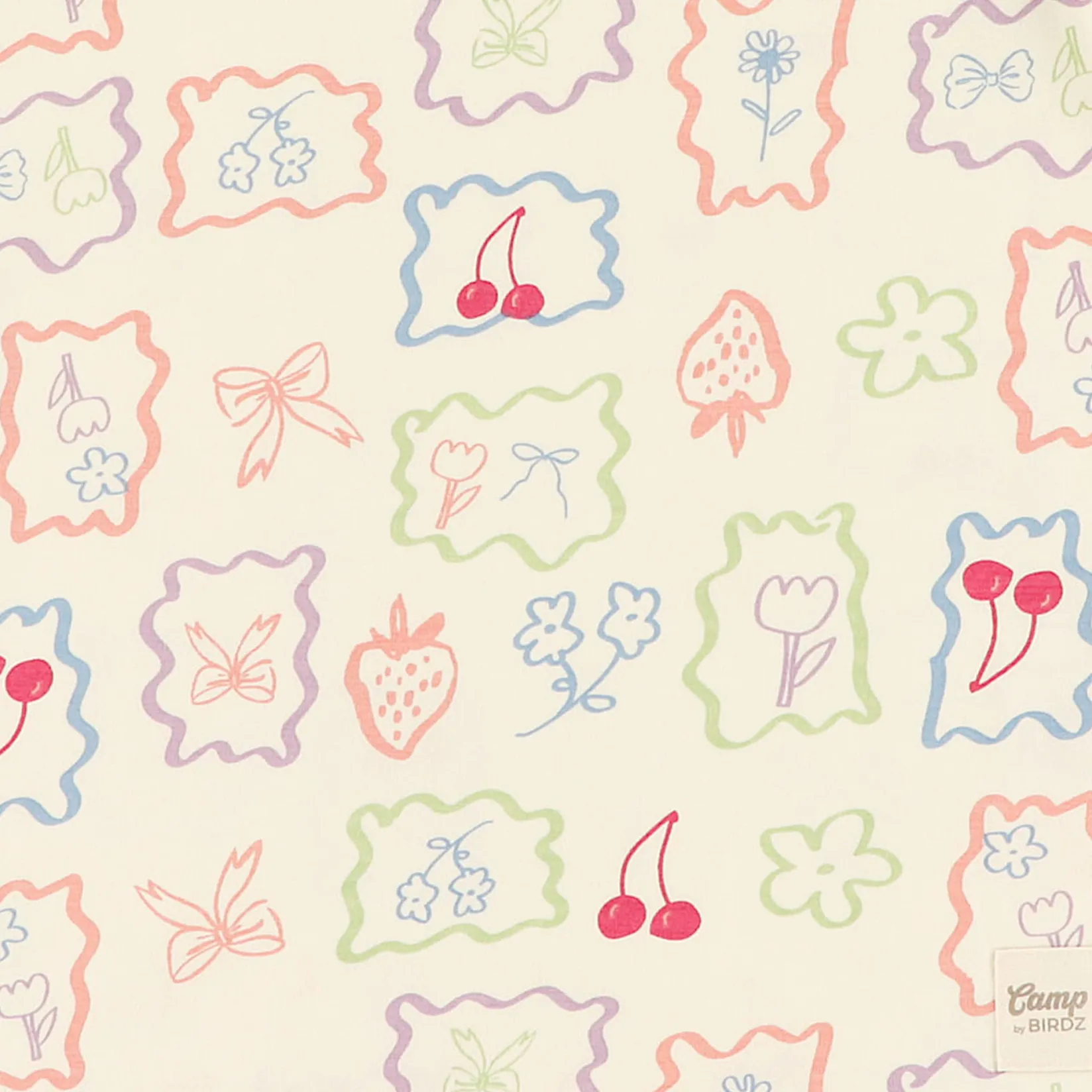 Tops>Camp by Birdz Postcard T-shirt 2-8y Ivoire