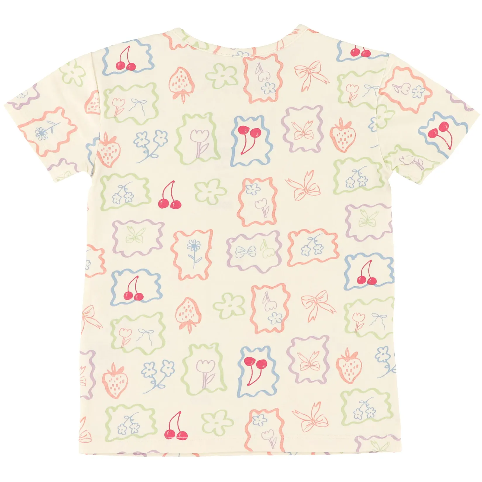 Tops>Camp by Birdz Postcard T-shirt 2-8y Ivoire