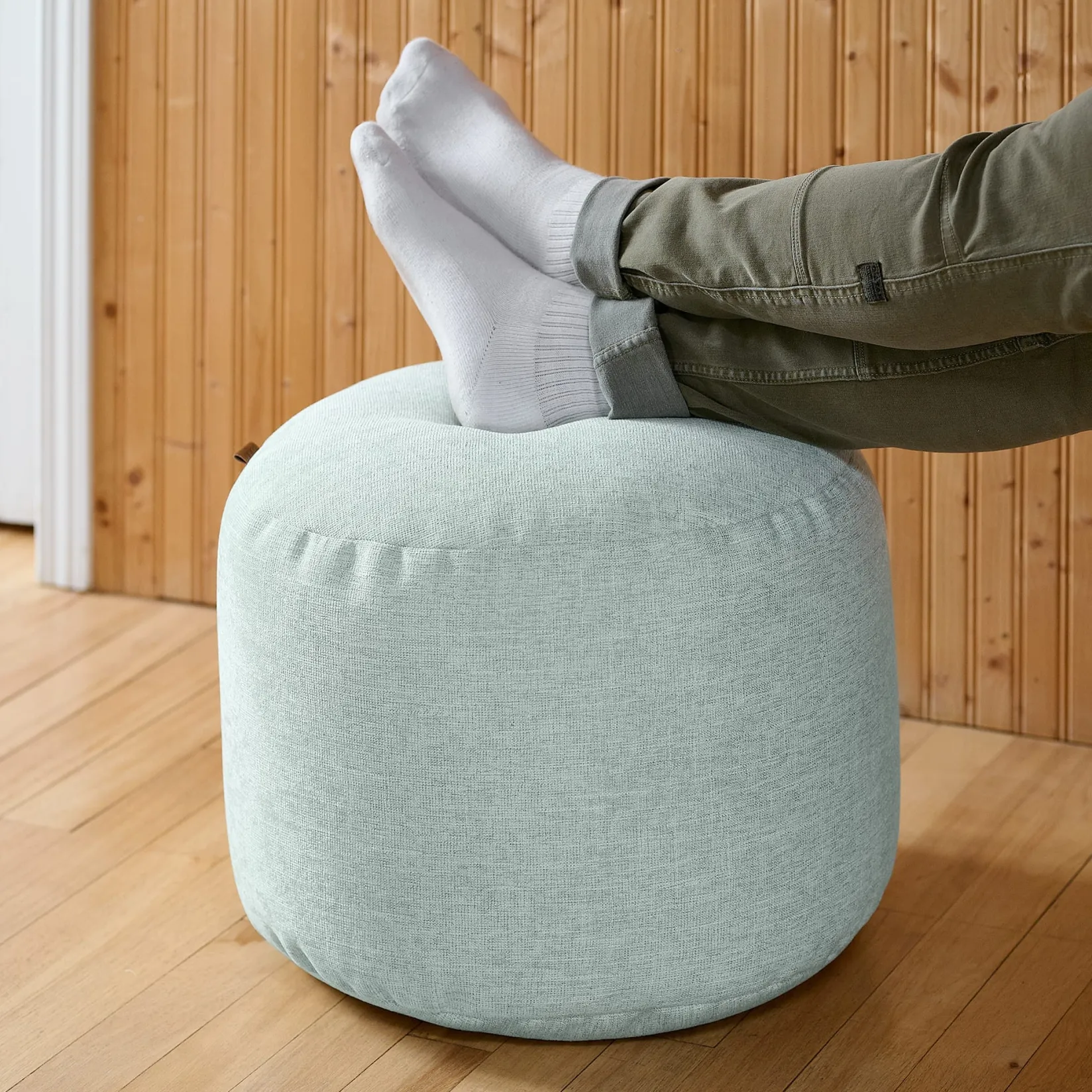 Kid'S Tables & Chairs>Arico Pouf Ottoman - Green