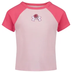 Sportswear|Tops>Under Armour Prep Raglan Ss 4-6x Fuchsia