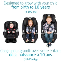 Outlet Pria All-in-One Car Seat 4-100lb - Designer Black Kids Car Seats & Booster Seats|Car Seats