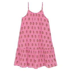 Dresses & Rompers>Creamie Print Tank Dress 4-14y Pink