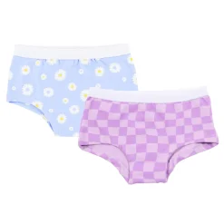 Underwear & Socks>Nano Printed 2pk Boxers 2-12 Lilac