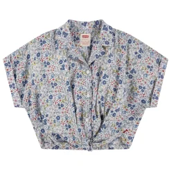 Online Printed Twist Button Top 7-16 Kids Tops