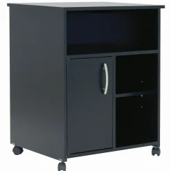 Discount Printer Cart - Axess Pure Black Desk