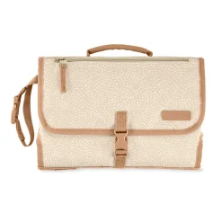 New Pronto Signature Changing Station - Beige Swirl Dot Diaper Bags|Diaper Bags