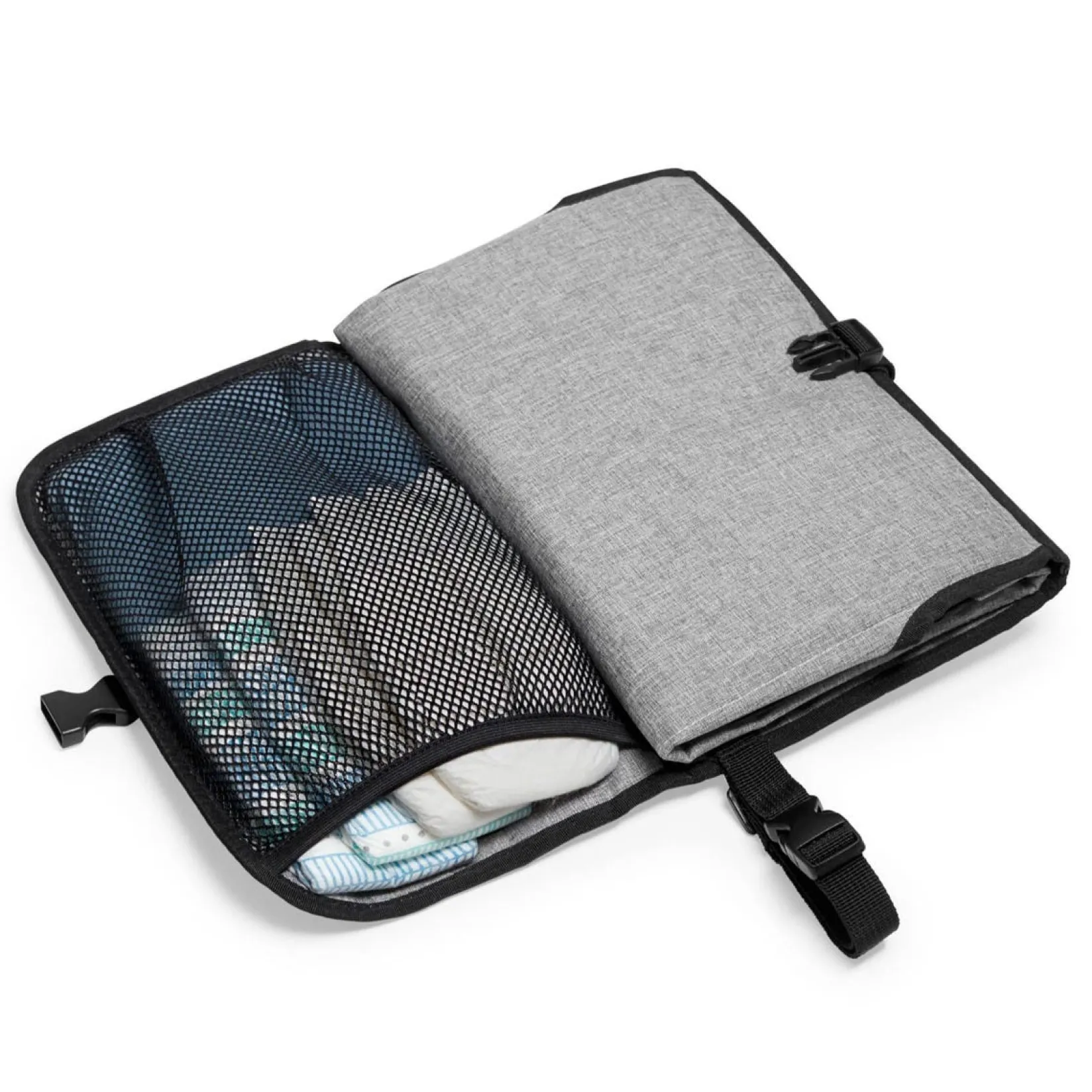 Clearance Pronto Signature Changing Station - Gray Melange Diaper Bags|Diaper Bags