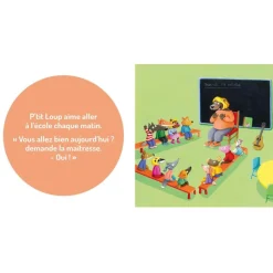 Sale P'Tit Loup Aime L'École 4 Years And Over|2 Years And Over