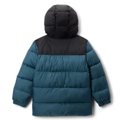 Outerwear|Coats & Jackets>Columbia Puffect Hooded Jacket 8-18 Teal