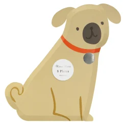 Party Supplies>Meri Meri Pug Plates (8)