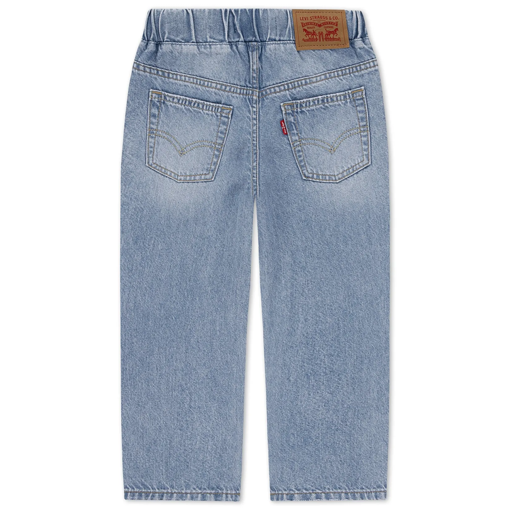 Pants & Jeans>Levis Pull-on Stay Loose Jeans 4-7 Denim
