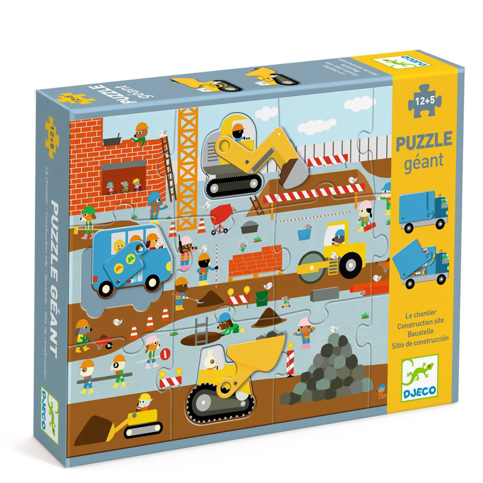 Puzzles>Djeco Puzzle - Construction Site