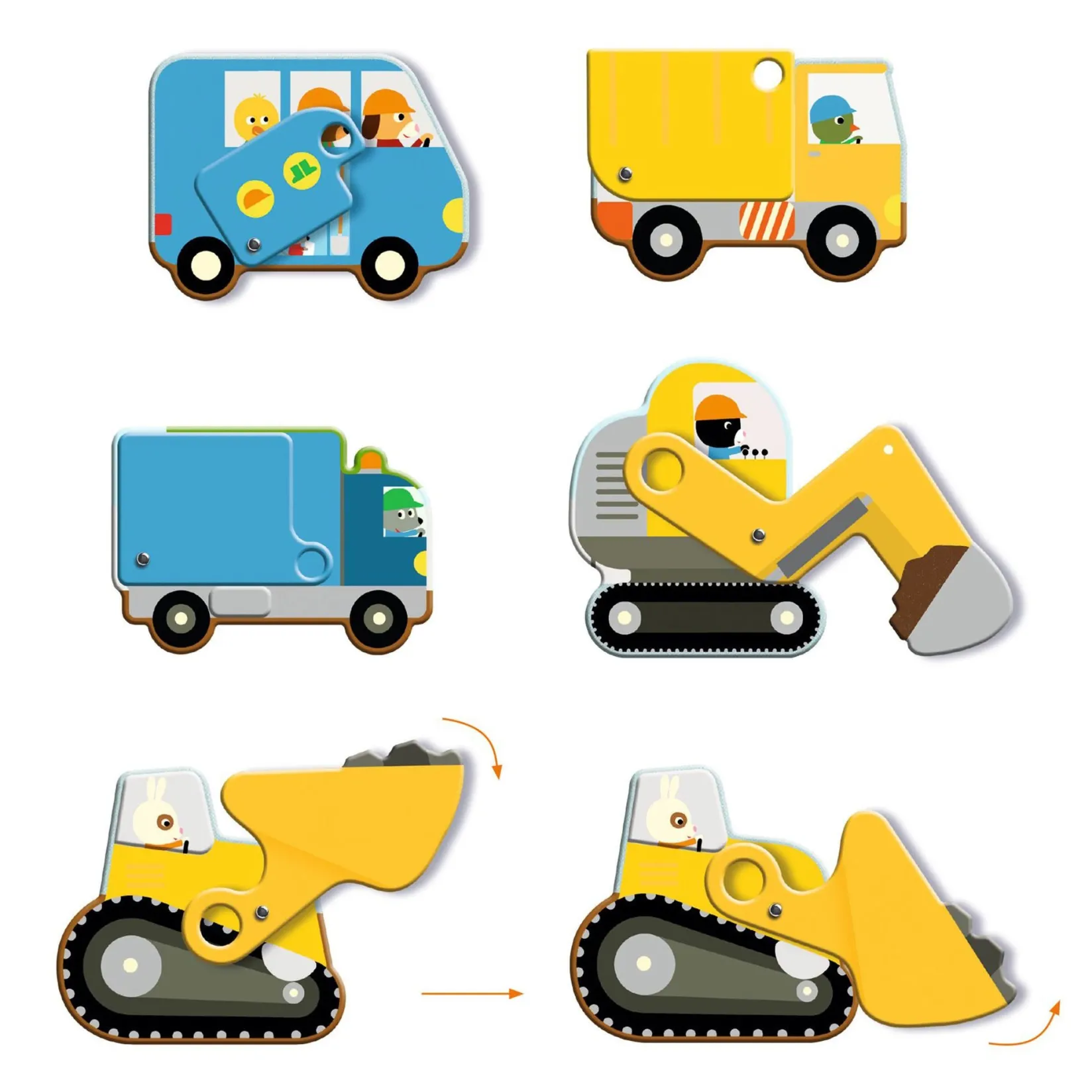 Puzzles>Djeco Puzzle - Construction Site