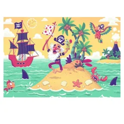 Sale Puzzle & Play (2) Pirate Adventure 24 Pieces Kids Puzzles