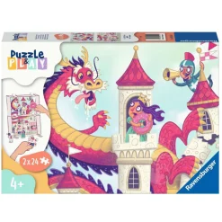 Puzzles>Ravensburger Puzzle & Play - The Donut Dragon