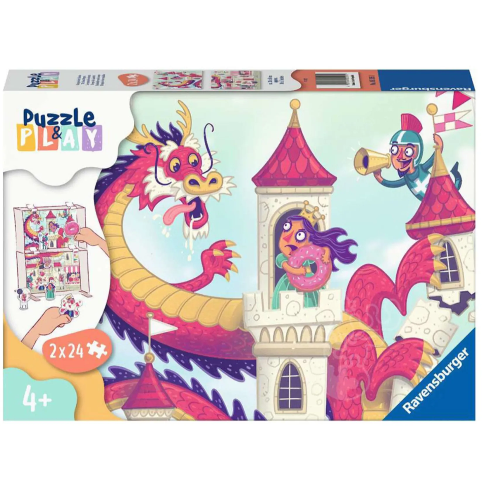 Puzzles>Ravensburger Puzzle & Play - The Donut Dragon