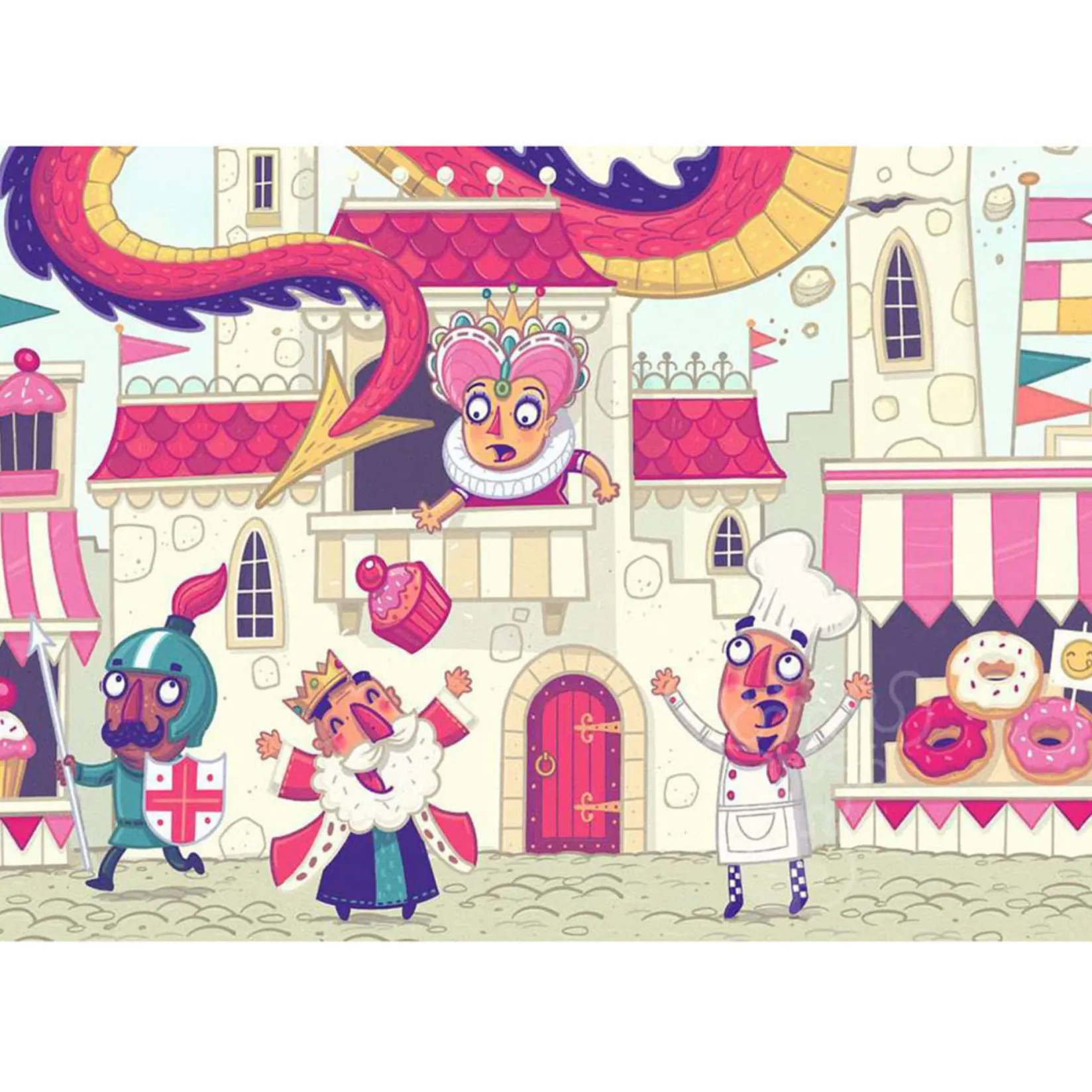 Puzzles>Ravensburger Puzzle & Play - The Donut Dragon