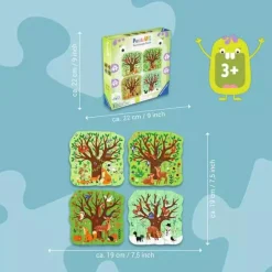 Hot Puzzle 4 Seasons Kids Puzzles