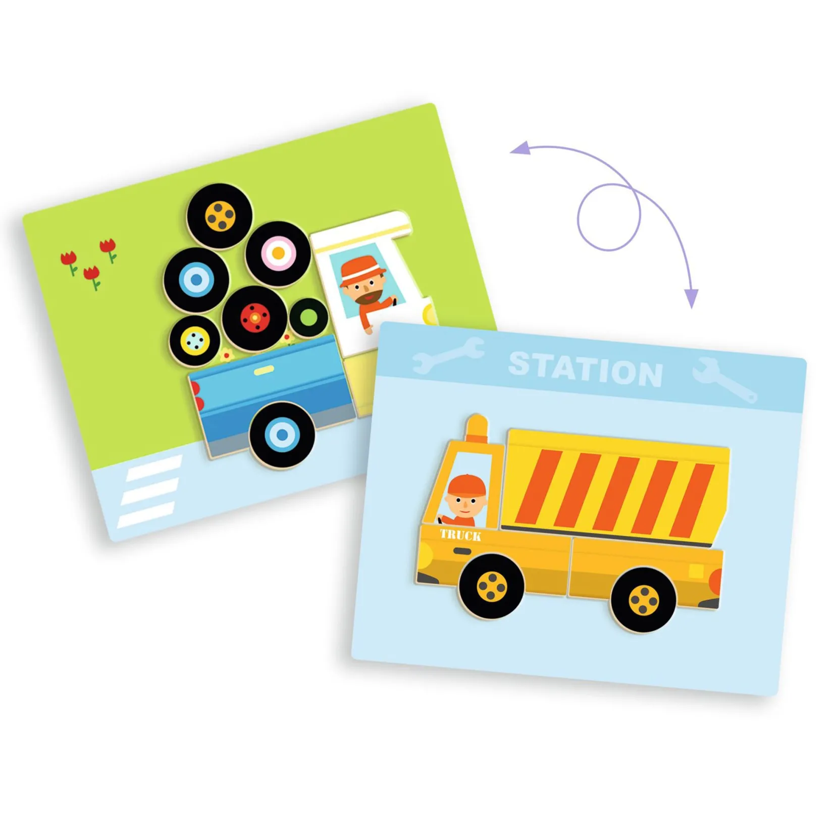 Wooden Toys|Puzzles>Djeco Puzzle 1 to 10