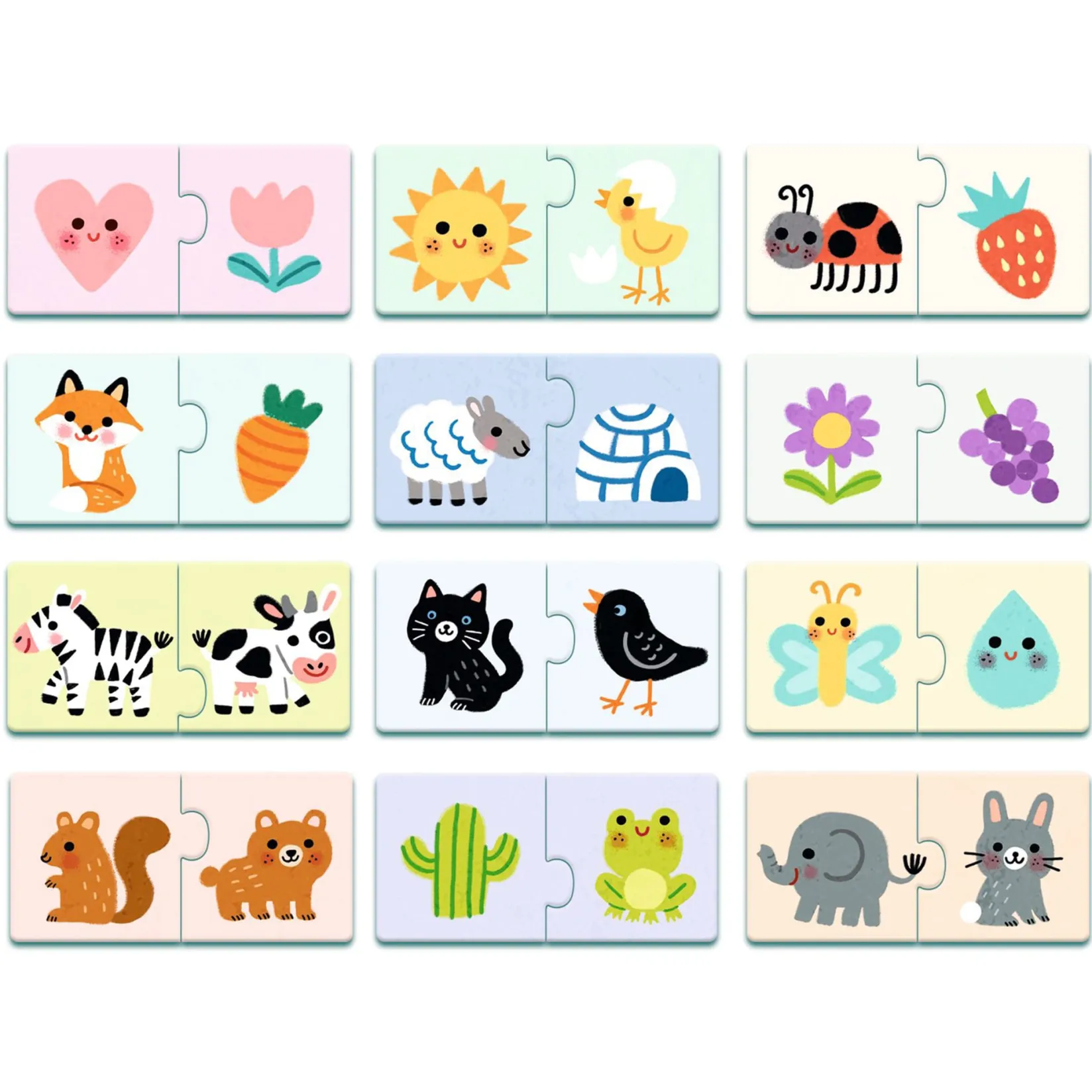 Puzzles>Djeco Puzzle Duo - Colors