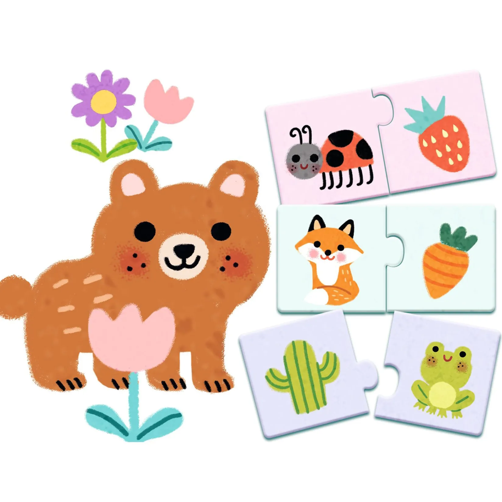 Puzzles>Djeco Puzzle Duo - Colors