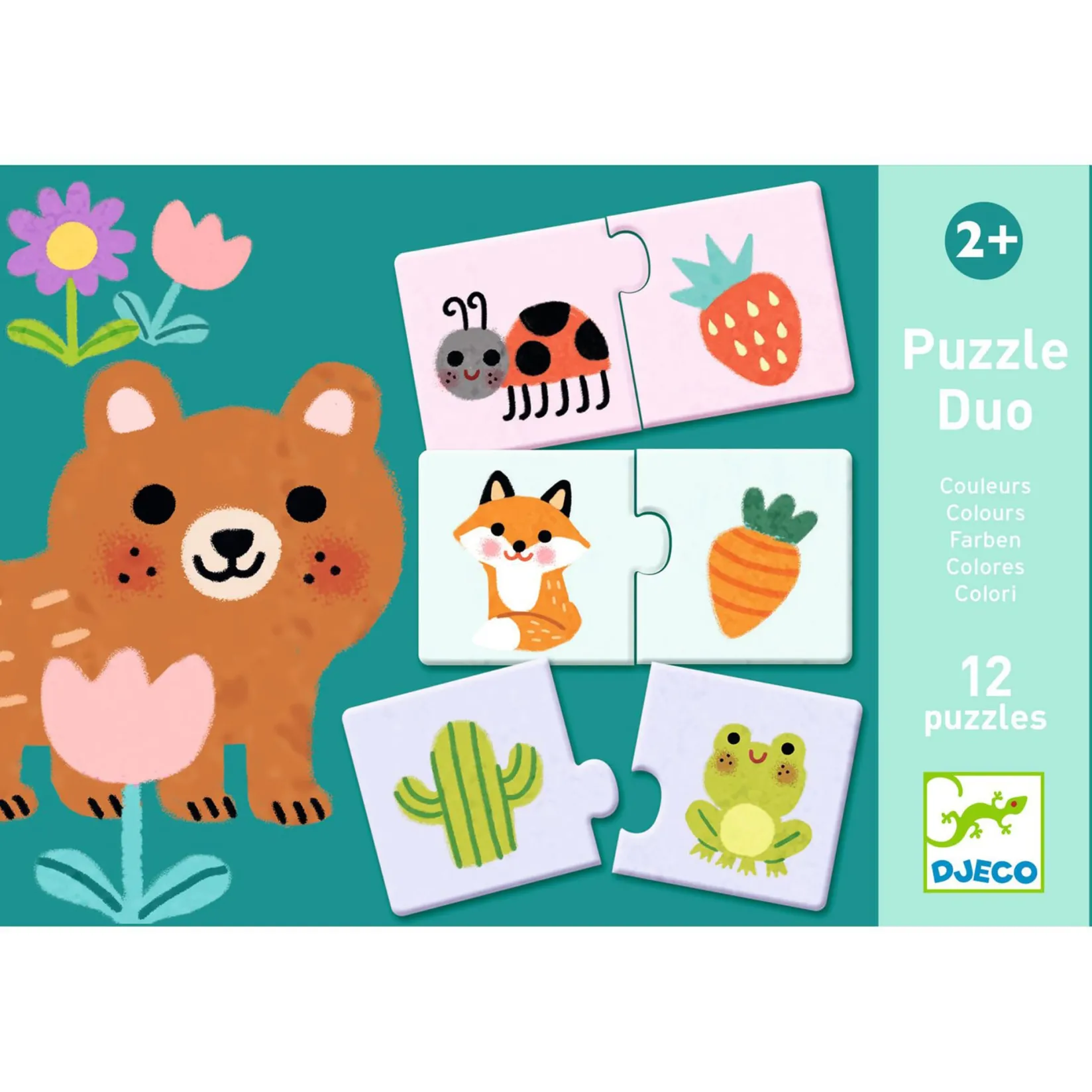 Puzzles>Djeco Puzzle Duo - Colors