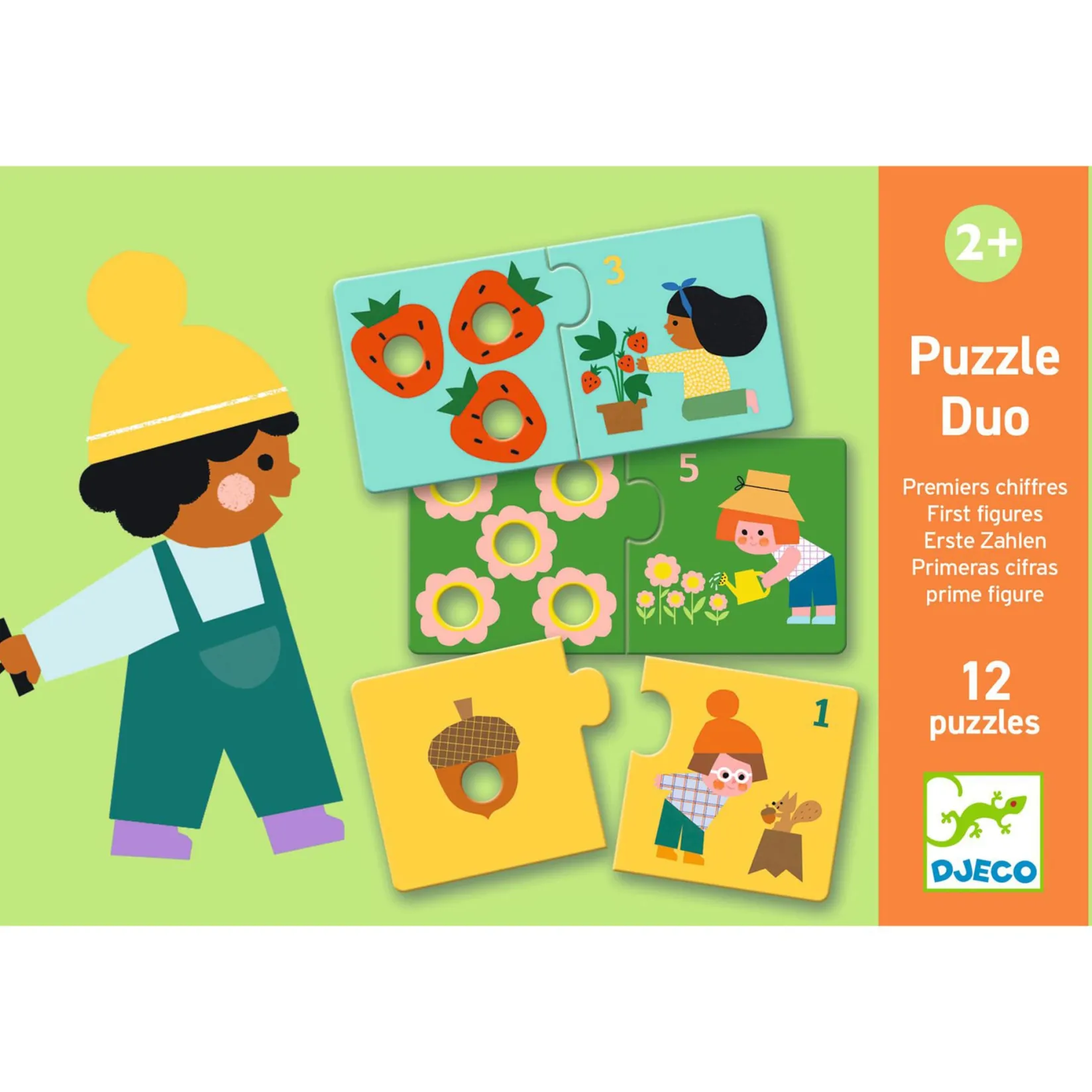 Hot Puzzle Duo - First Figures Kids Puzzles
