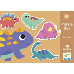 Puzzles>Djeco Puzzle Duo Dinos