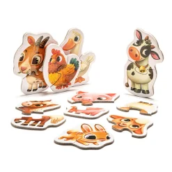 Clearance Puzzle Farm Animals Kids Puzzles