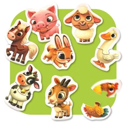 Clearance Puzzle Farm Animals Kids Puzzles
