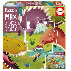 Puzzles>Educa Puzzle Max 28 Pieces - Dinosaurs